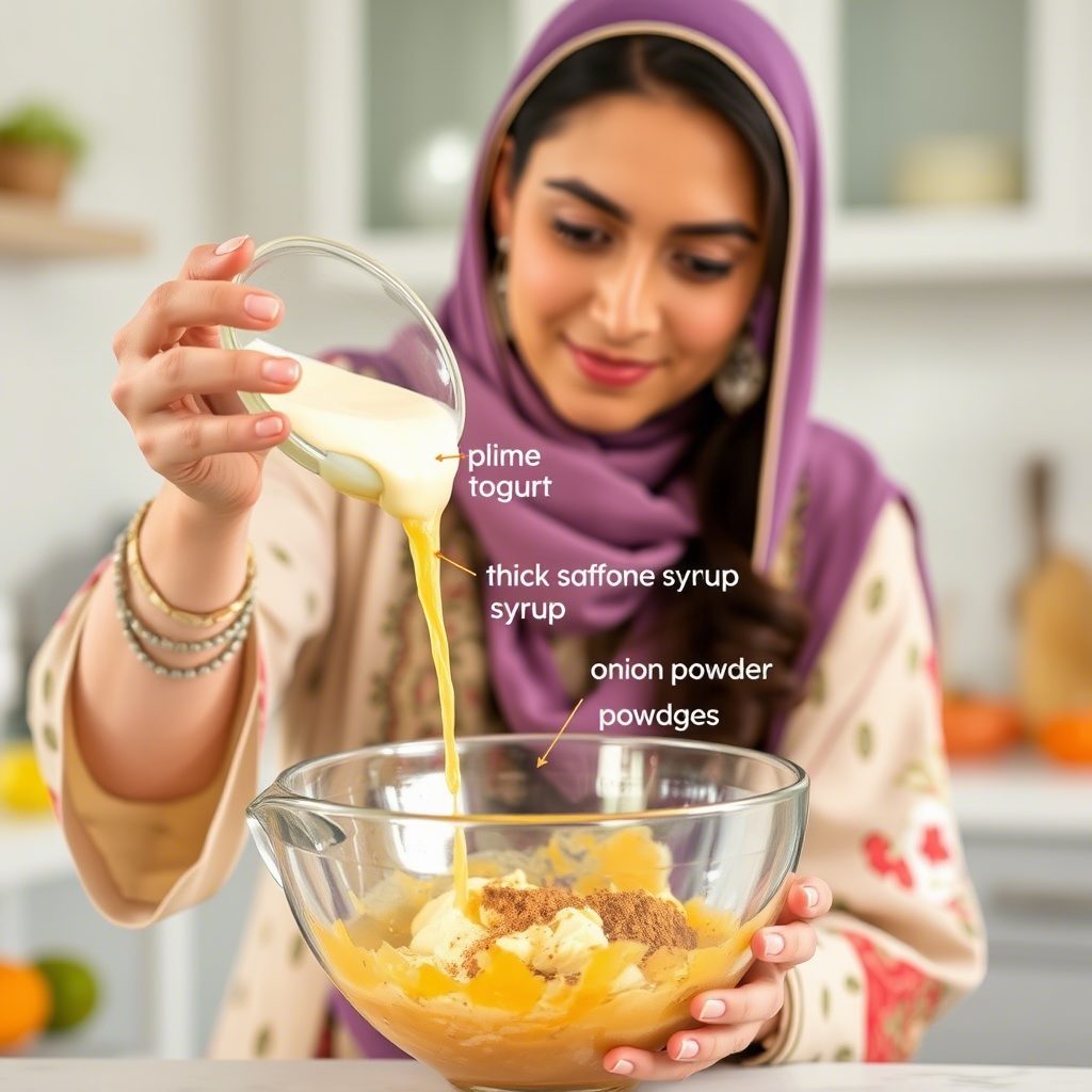 طرز تهیه مرغ با سس مایونز و زعفران خوشمزه و ذغالی برای نوروز 3 مرحله اول آمادهسازی سس مخصوص