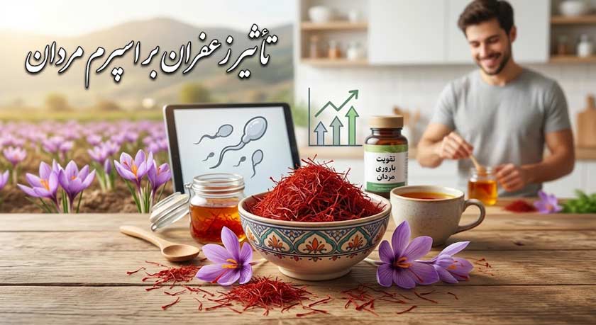 فواید زعفران برای مردان (قدرت جنسی + اسپرم) + طریقه مصرف 4 تأثیر زعفران بر اسپرم مردان